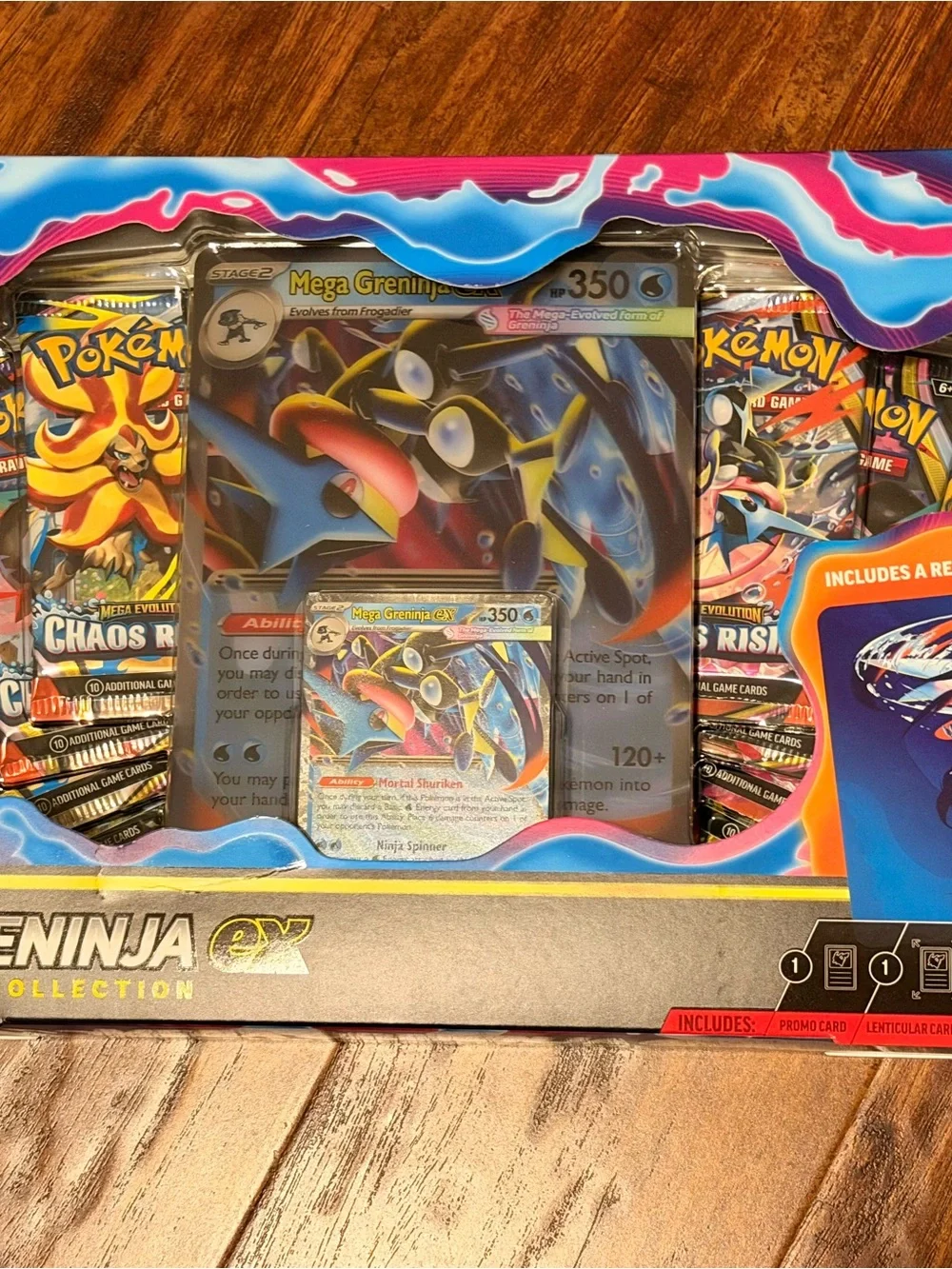 Mega Greninja-EX Collectible Theme Box - Black & Blue